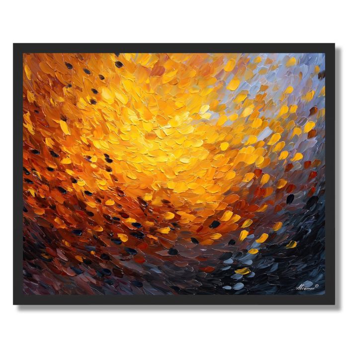 SUNSET BLOOM - FRAMED