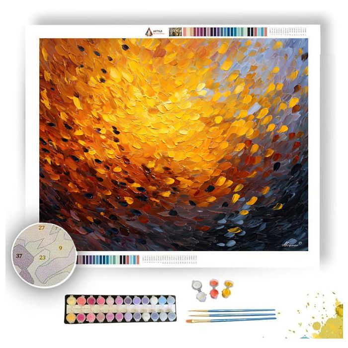 SUNSET BLOOM - Paint by Numbers Full Kit