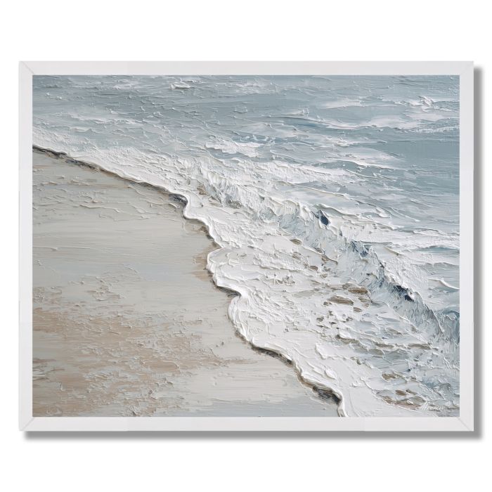 SILVER FOAM - FRAMED