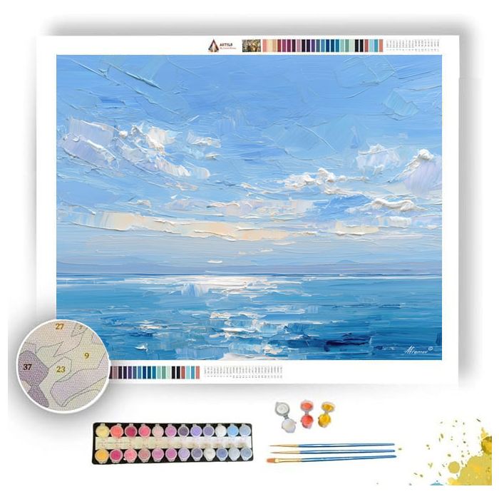 BLUE HORIZON - Paint by Numbers Full Kit