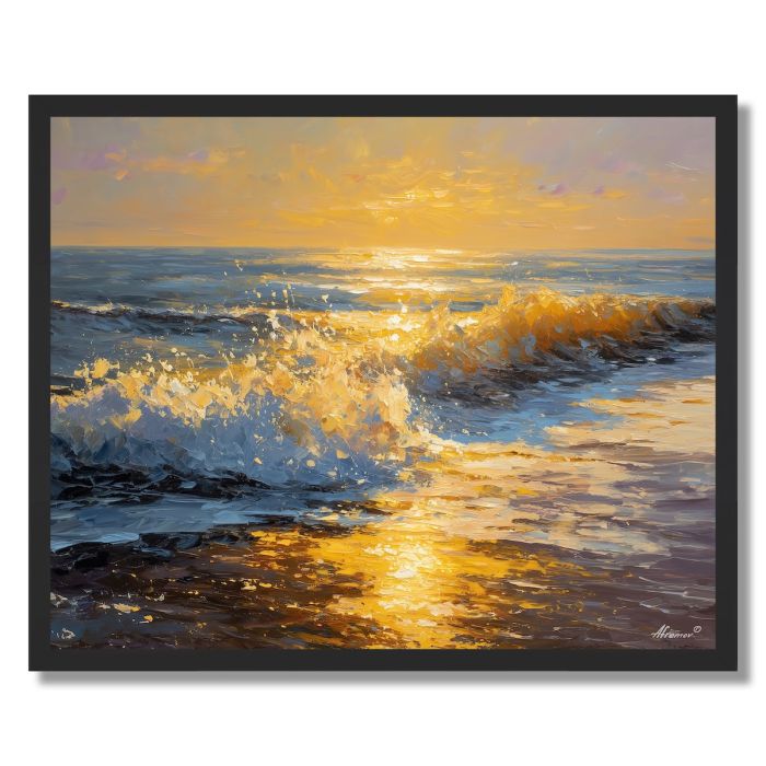 GOLDEN TIDE - FRAMED