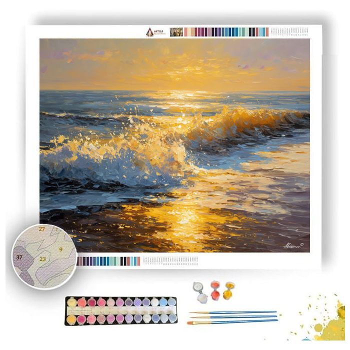 GOLDEN TIDE - Paint by Numbers Full Kit