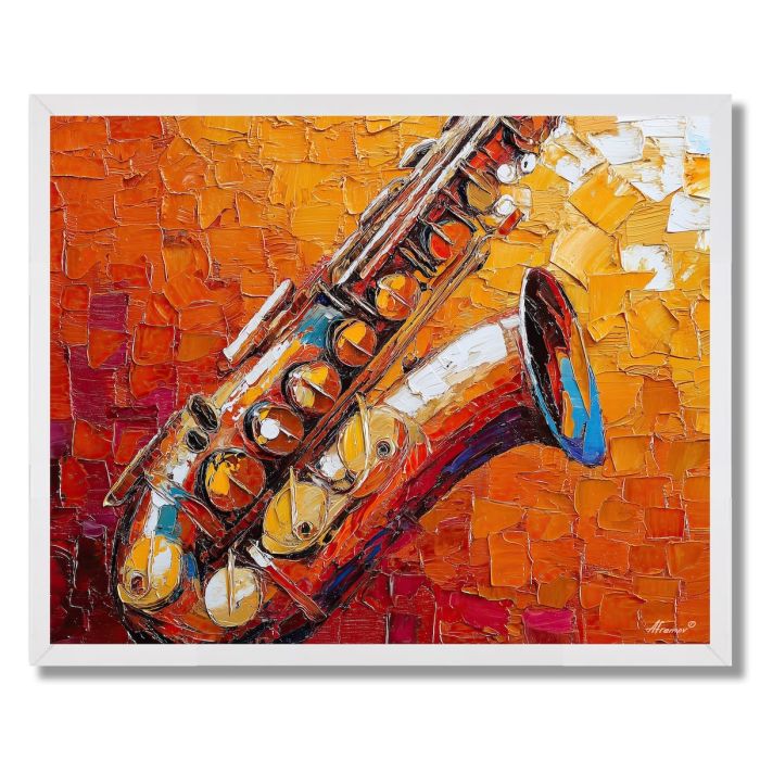 SAXOPHONE HEAT - FRAMED
