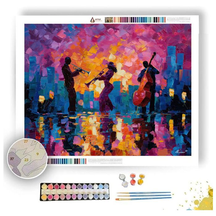 JAZZ NIGHT - Paint by Numbers Full Kit