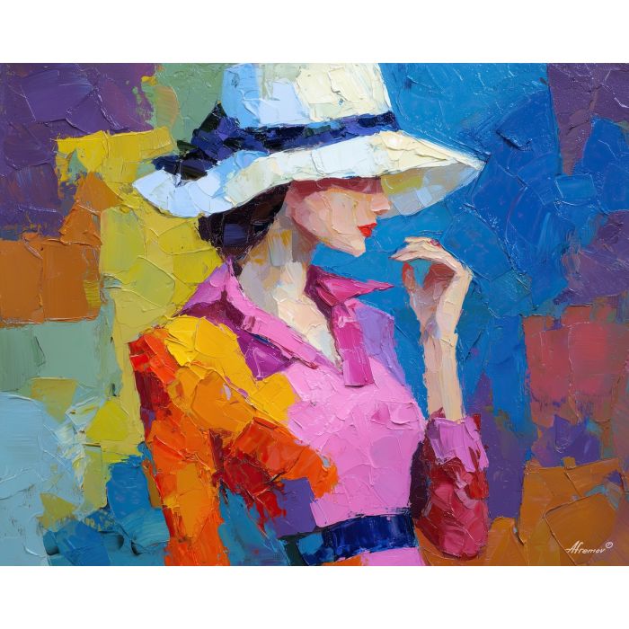 WOMAN WITH HAT