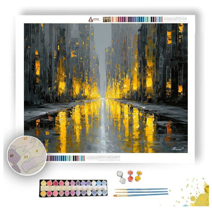 GOLDEN AVENUE - Paint by Numbers Full Kit
