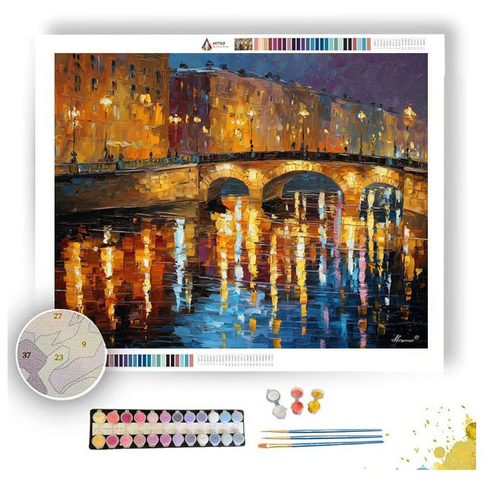 BRIDGE LIGHTS - Paint by Numbers Full Kit