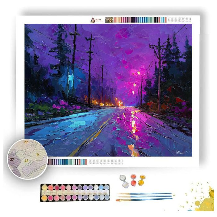 COBALT STREET - Paint by Numbers Full Kit