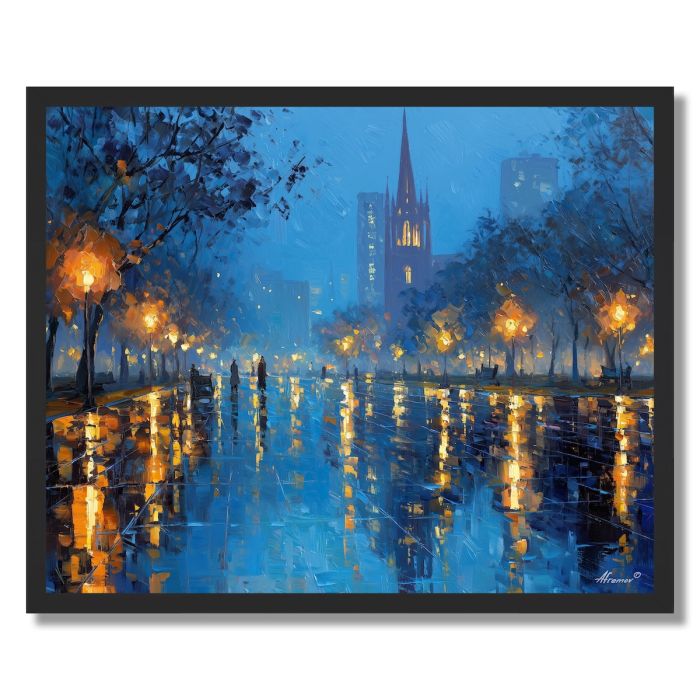 TWILIGHT PLAZA - FRAMED