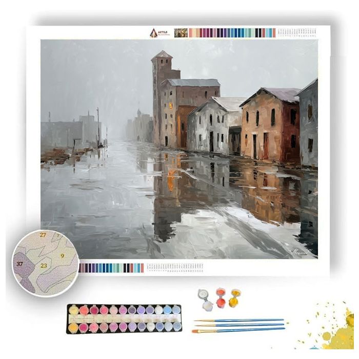 SILVER TOWN - Paint by Numbers Full Kit