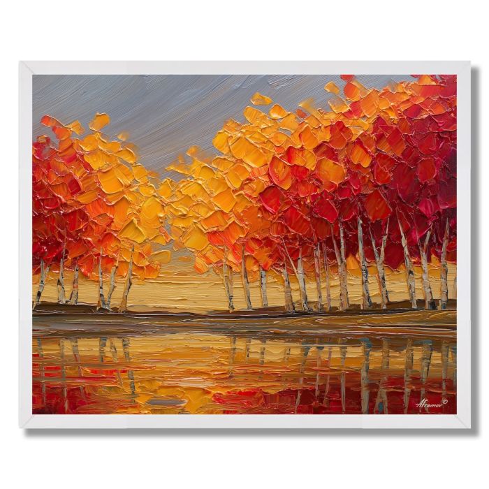 BURNING TREELINE - FRAMED