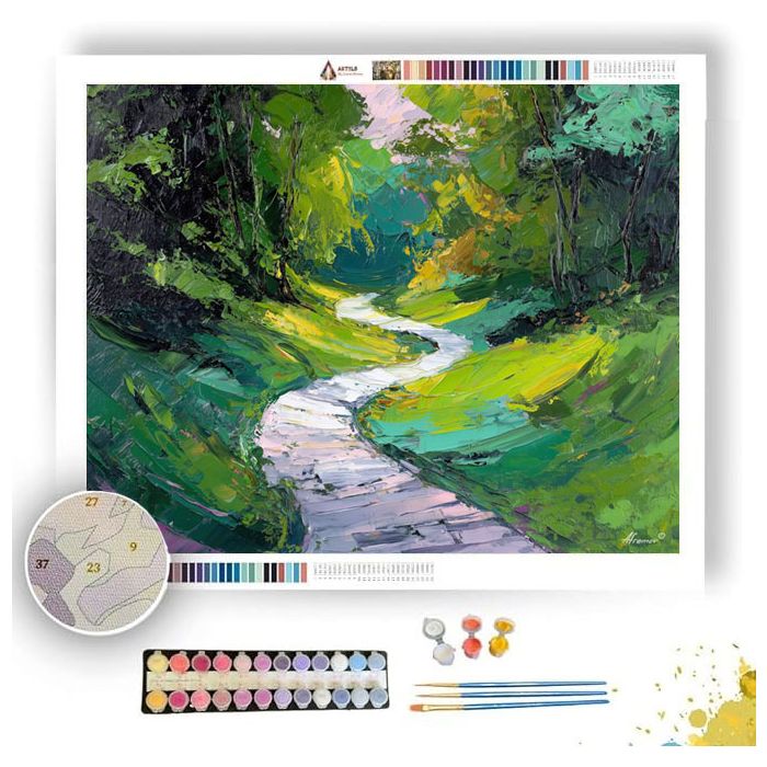 GREEN PATH - Paint by Numbers Full Kit