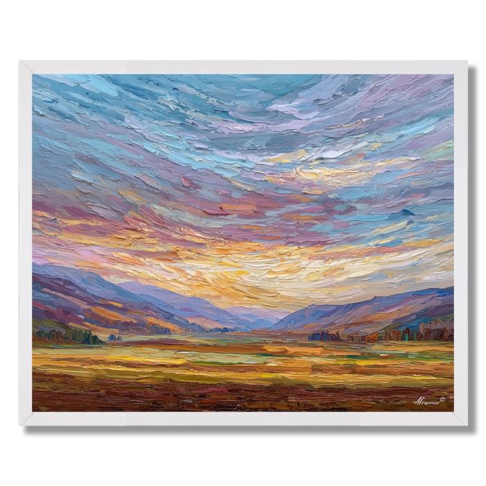 VALLEY GLOW - FRAMED