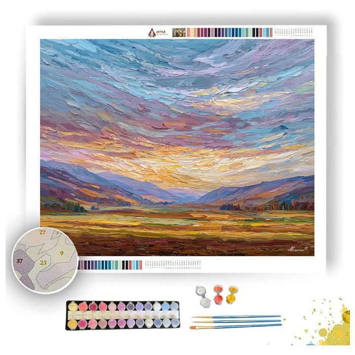 VALLEY GLOW - Paint by Numbers Full Kit