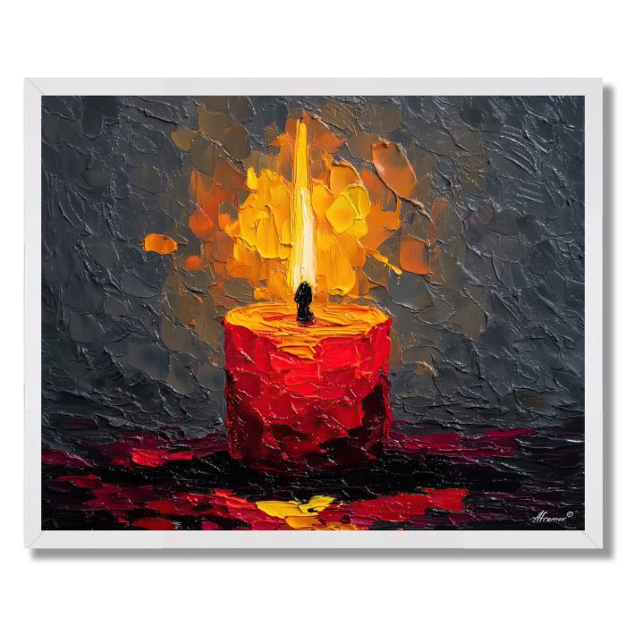 CANDLE GLOW - FRAMED