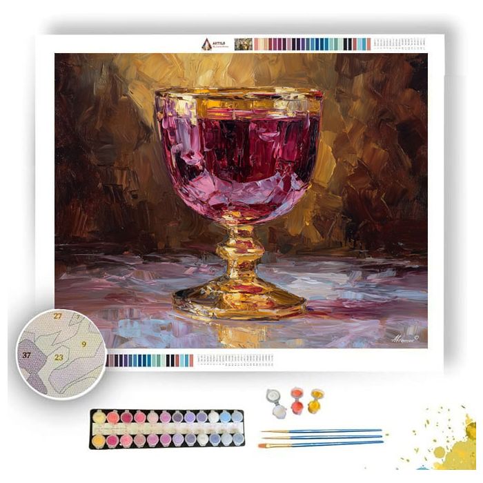 WINE REFLECTIONS - Paint by Numbers Full Kit