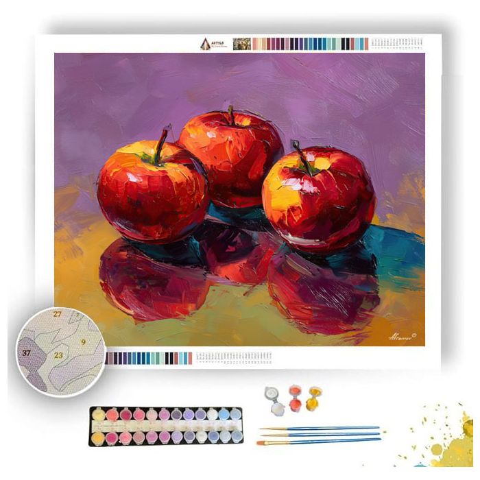 RED APPLES - Paint by Numbers Full Kit