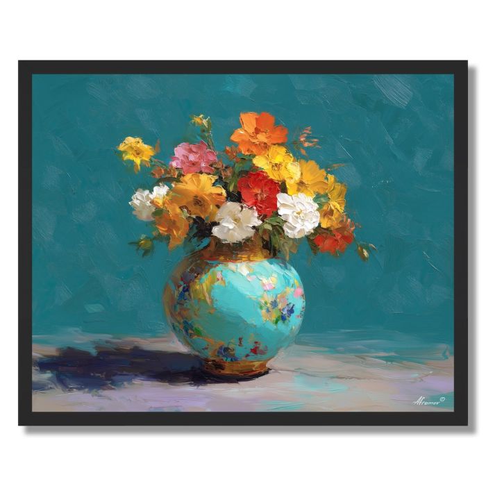 CHROMATIC VASE - FRAMED