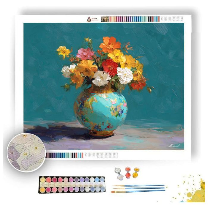 CHROMATIC VASE - Paint by Numbers Full Kit