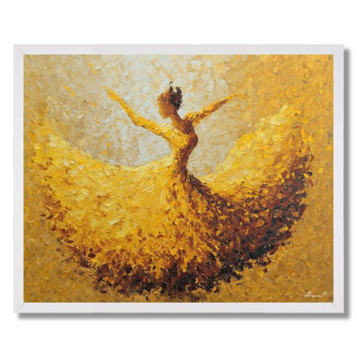 FIRELIGHT DANCER - FRAMED