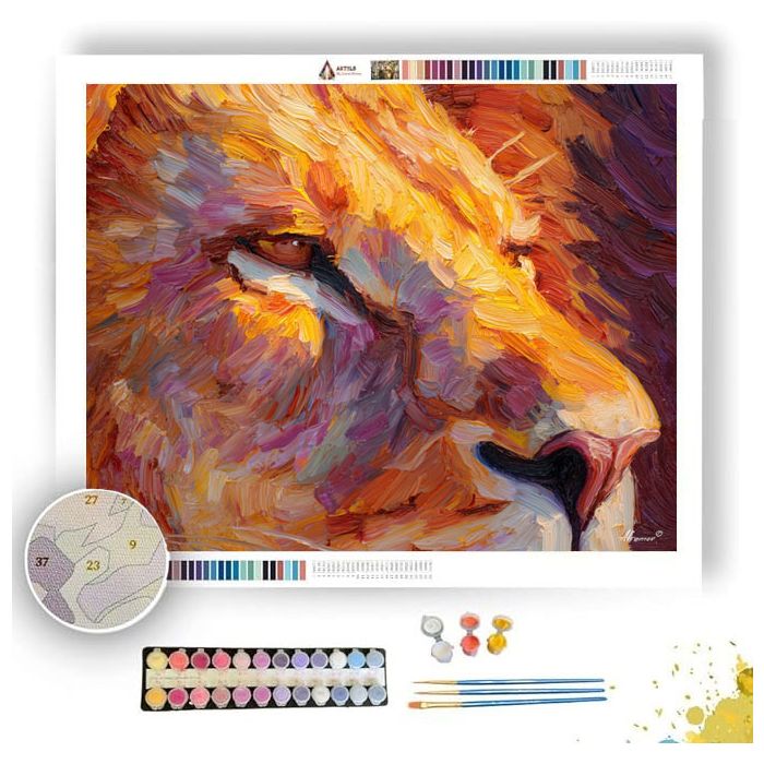 LION LIGHT - Paint by Numbers Full Kit