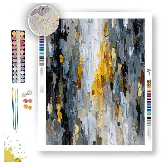 SILENT LIGHT B&W - Paint by Numbers Full Kit