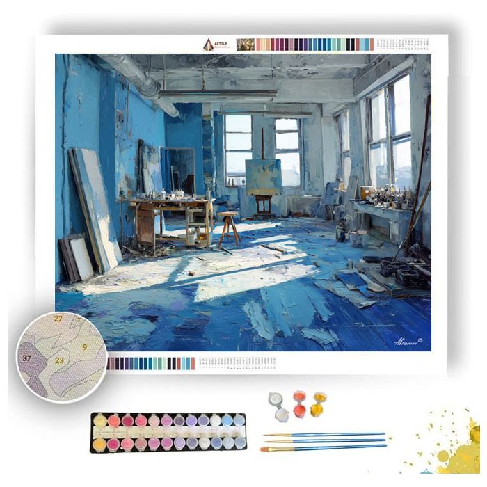 BLUE STUDIO - Paint by Numbers Full Kit