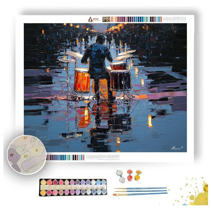 STREET PERFORMANCE - Paint by Numbers Full Kit