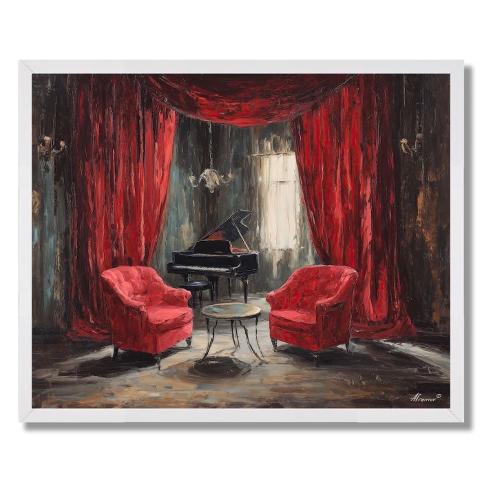RED SALON - FRAMED