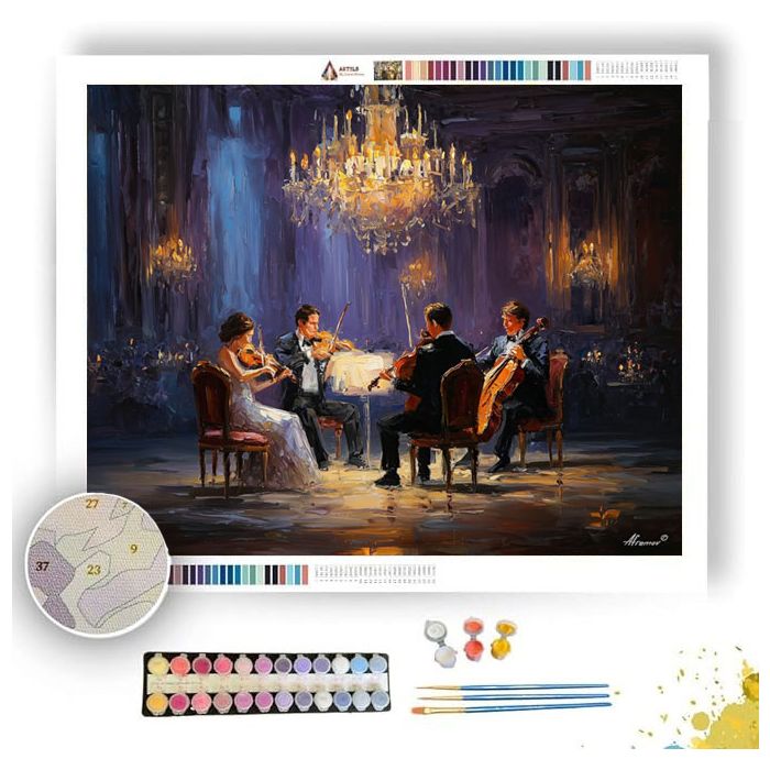 STRING QUARTET - Paint by Numbers Full Kit