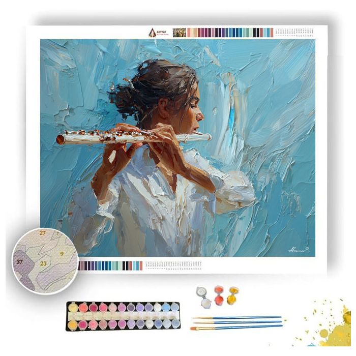 FLUTE MELODY - Paint by Numbers Full Kit