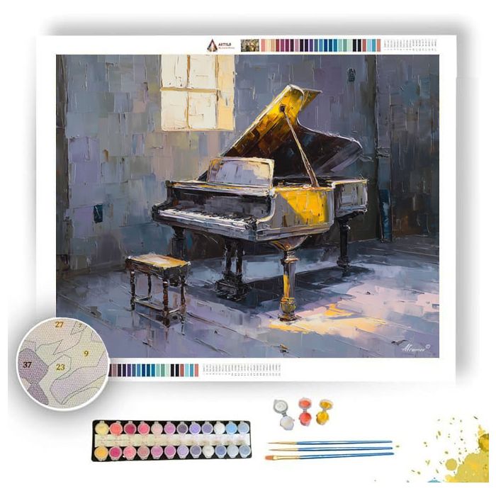 MUSIC ROOM EVENING - Paint by Numbers Full Kit
