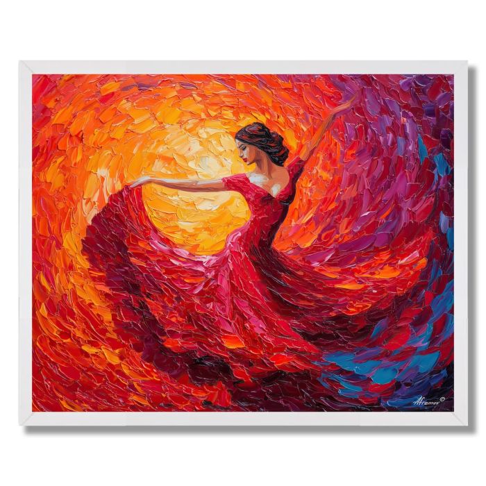 DANCE OF FIRE - FRAMED