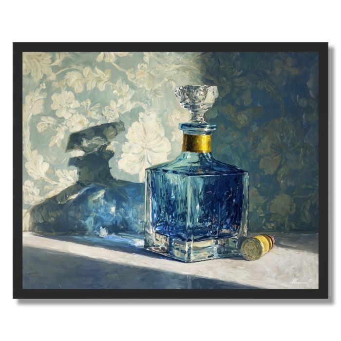 BLUE PARLOR - FRAMED