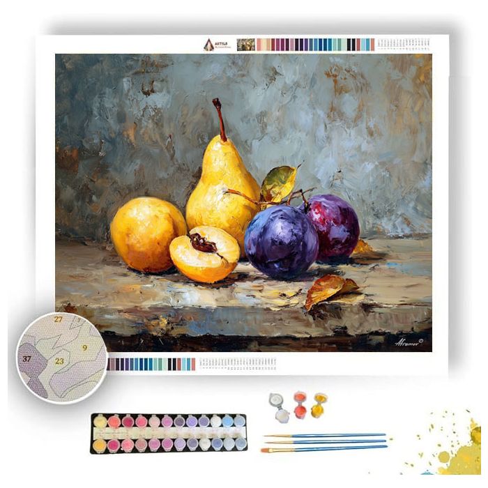 FRUIT IN SUNLIGHT - Paint by Numbers Full Kit