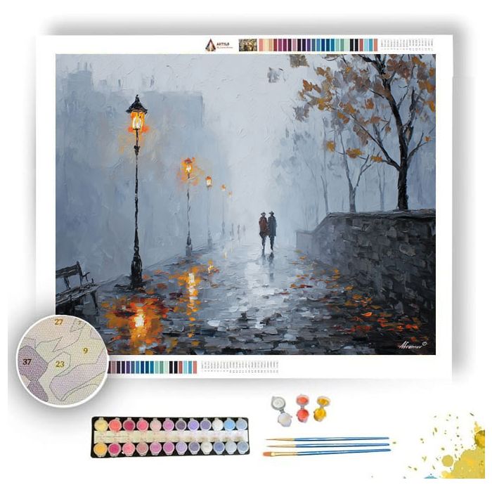 MISTY FAREWELL - Paint by Numbers Full Kit