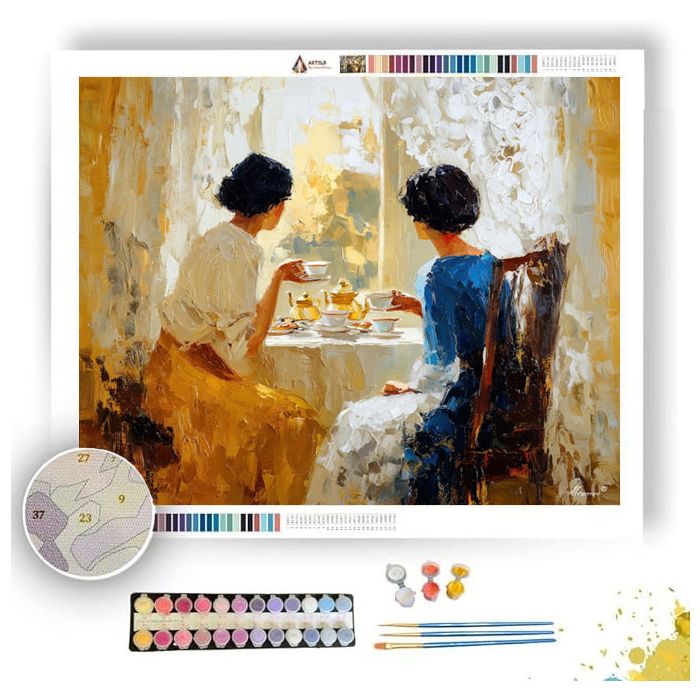 AFTERNOON TEA - Paint by Numbers Full Kit