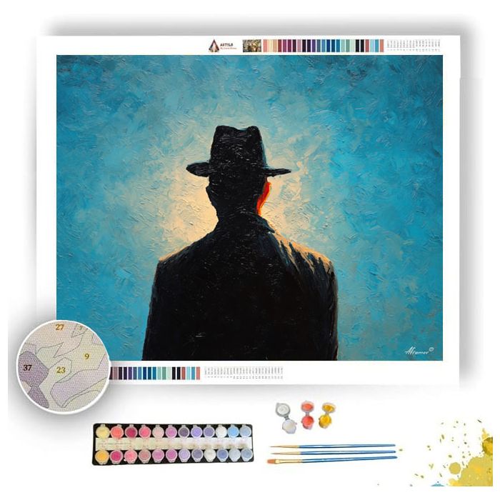 MAN IN HAT - Paint by Numbers Full Kit