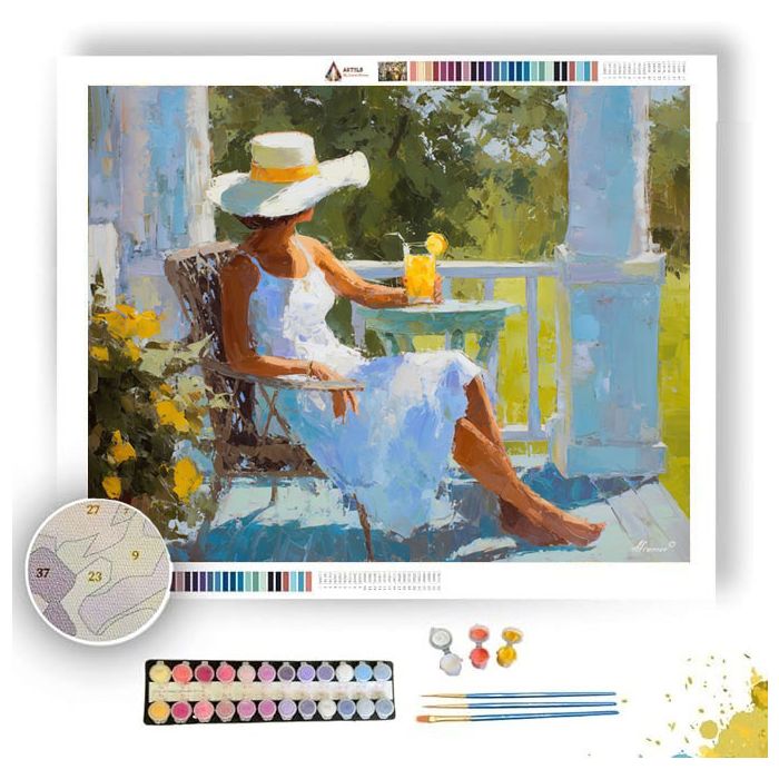 SUMMER PORCH - Paint by Numbers Full Kit