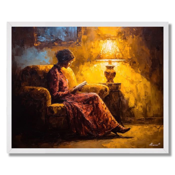 SILENT READING - FRAMED