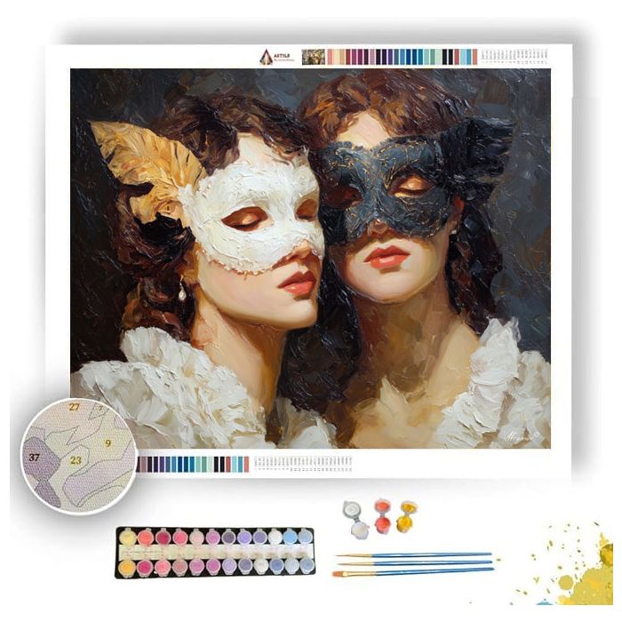 STOLEN GLANCE - Paint by Numbers Full Kit