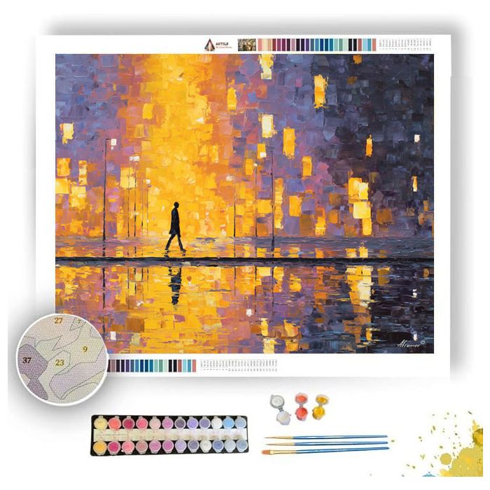 WALK UNDER LIGHT - Paint by Numbers Full Kit