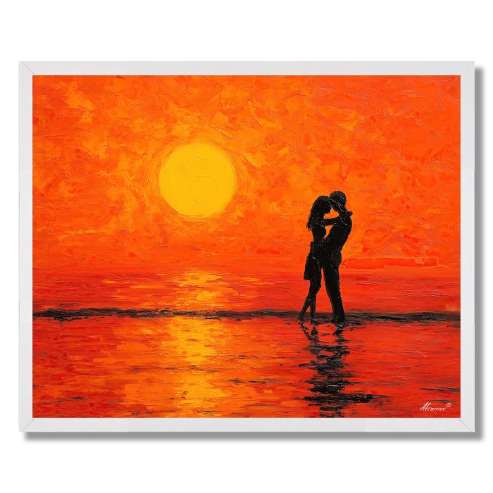 SUNSET EMBRACE - FRAMED