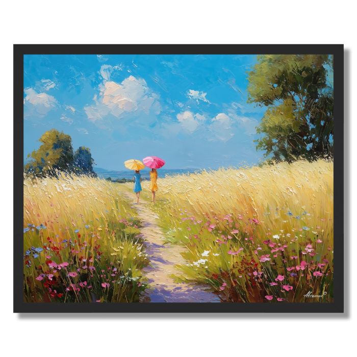 ENGLISH MEADOW PATH - FRAMED