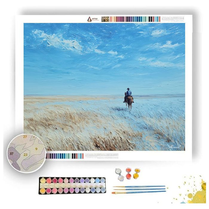 STEPPE CROSSING - Paint by Numbers Full Kit