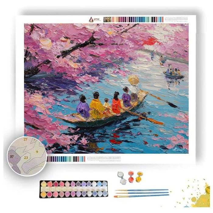 TOKYO WATERWAY - Paint by Numbers Full Kit
