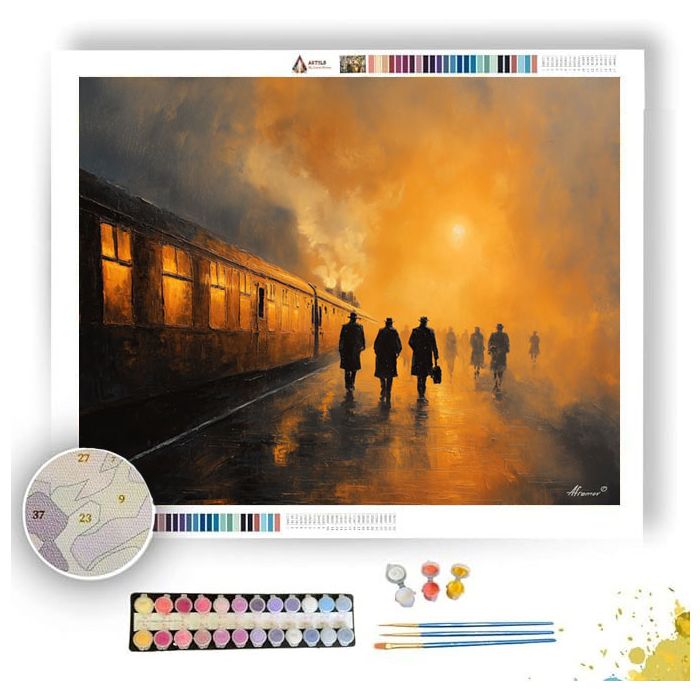 EVENING PASSENGERS - Paint by Numbers Full Kit