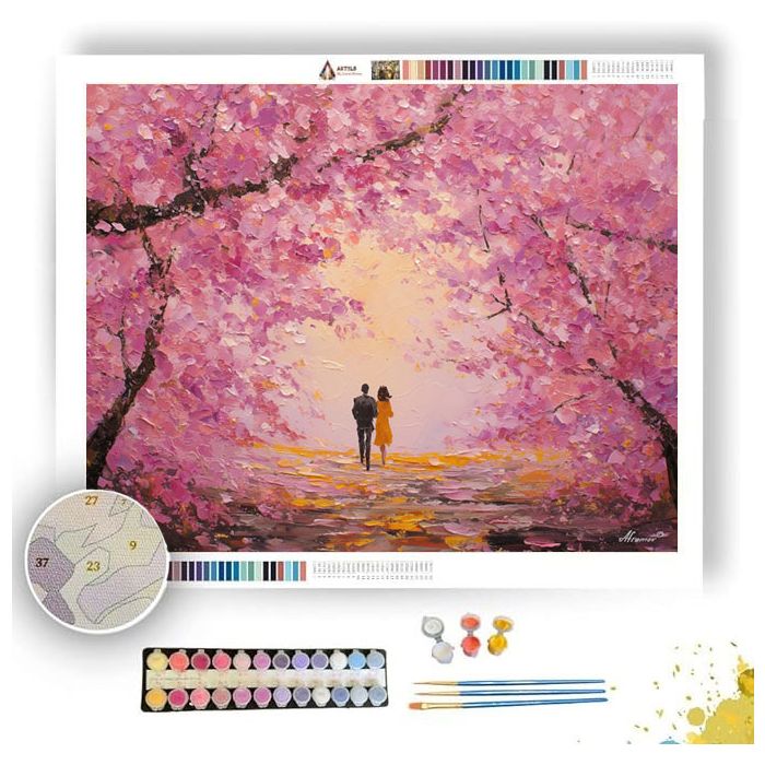 GARDEN RENDEZVOUS - Paint by Numbers Full Kit