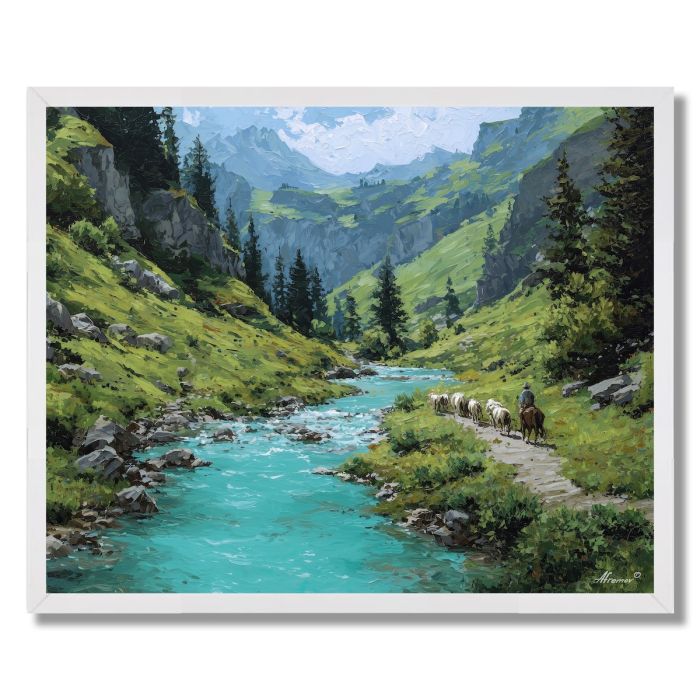 SWISS VALLEY TRAIL - FRAMED