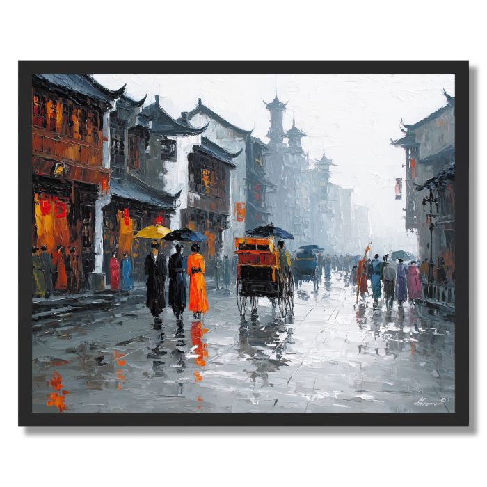 SHANGHAI PORT STREET - FRAMED